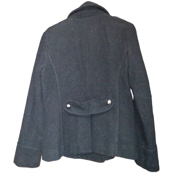 George Women's Wool Peacoat, Small (4/6), Black Soot - Picture 3 of 3
